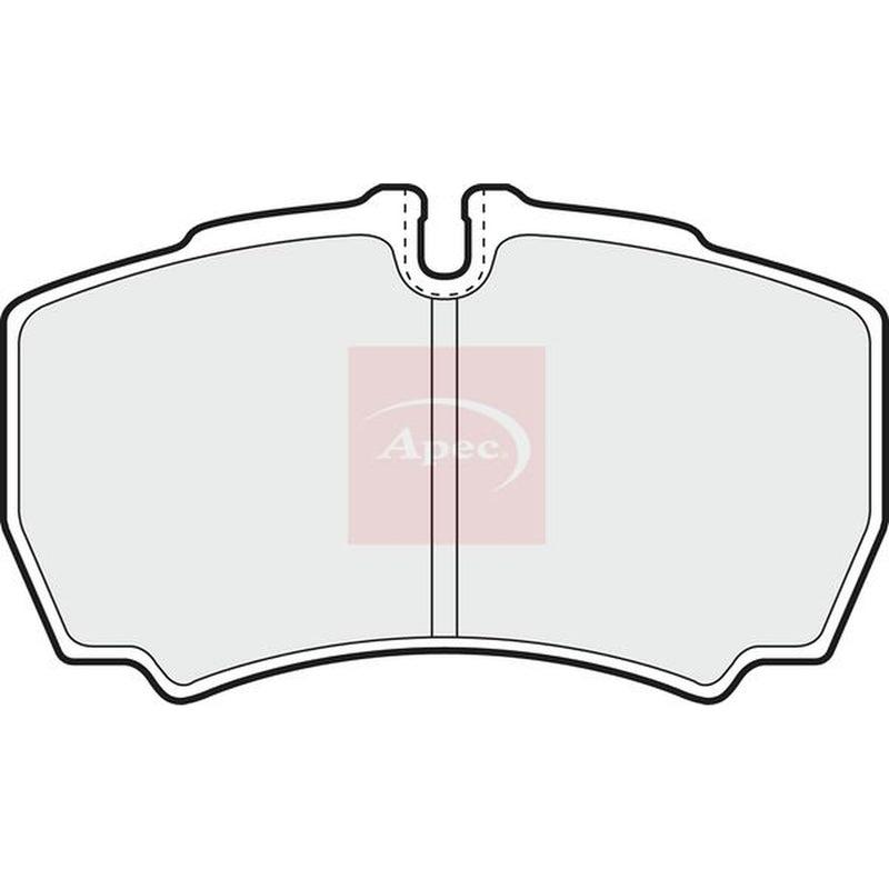 Apec Rear Brake Pad Set PAD1277