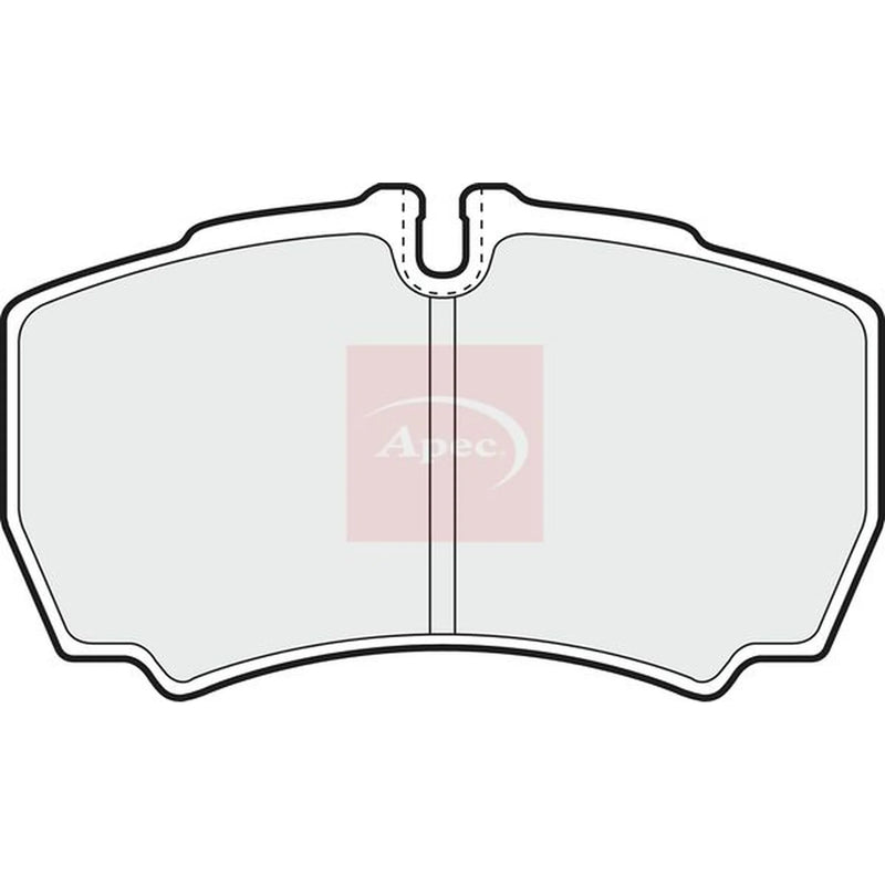Apec Rear Brake Pad Set PAD1277