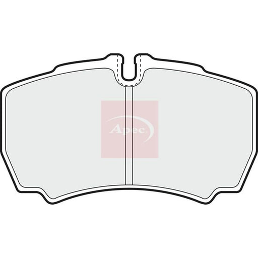 Apec Rear Brake Pad Set PAD1277