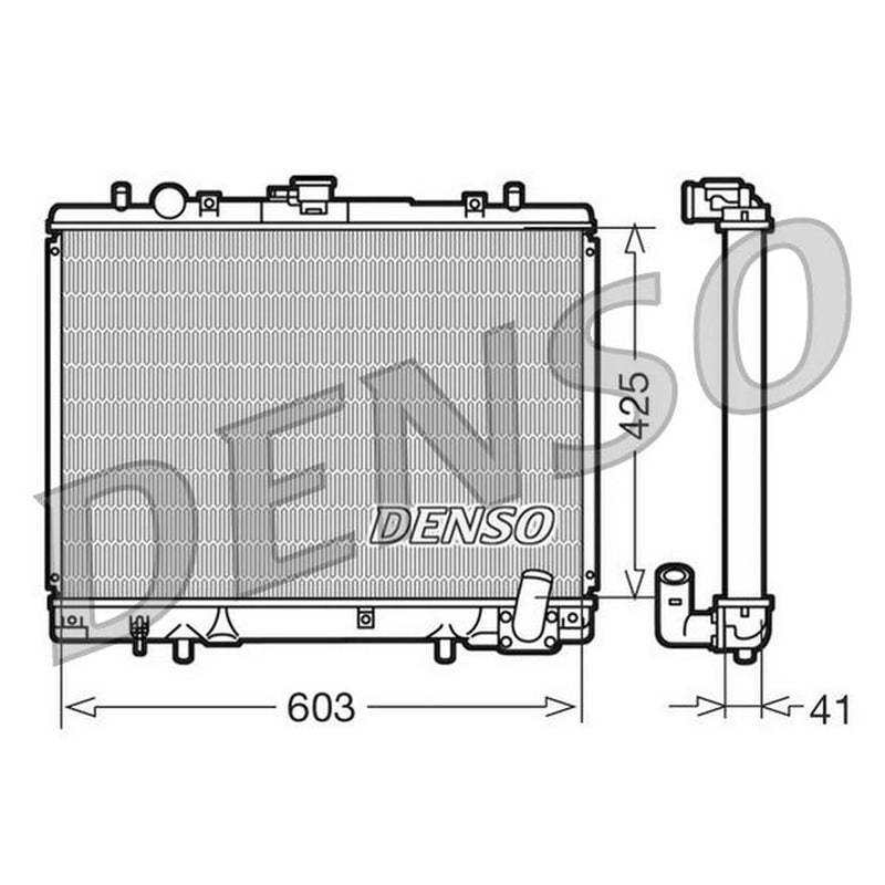 Denso Engine Radiator DRM45019