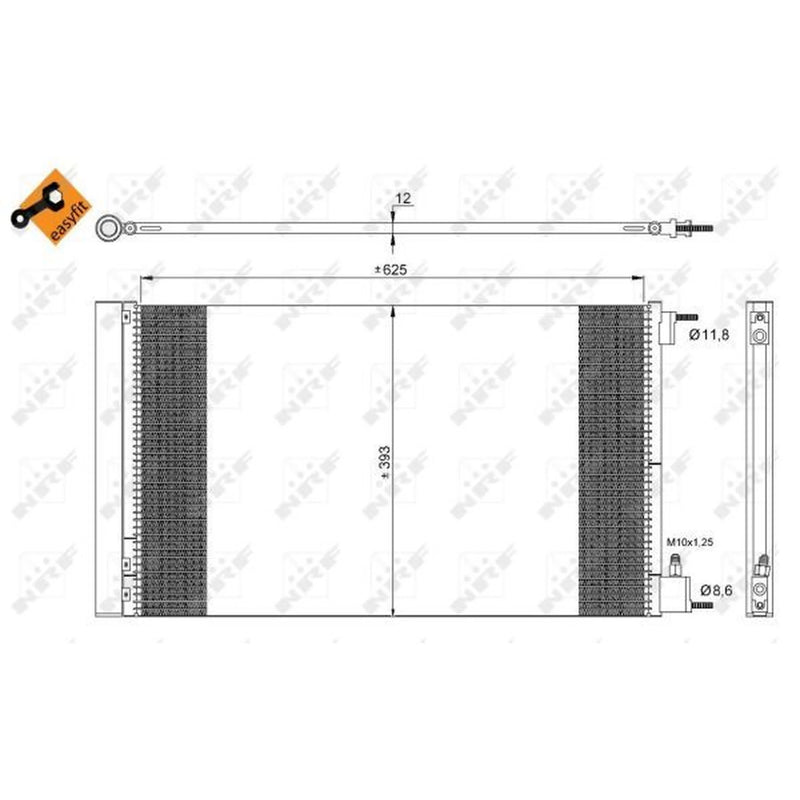 NRF Air Conditioning Condenser 35912