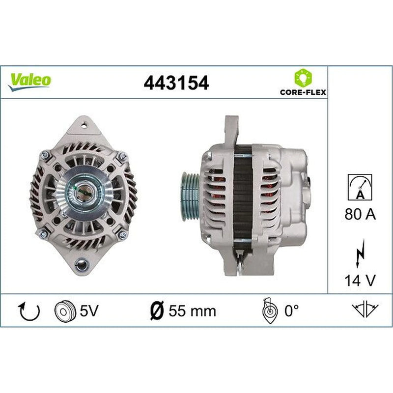 Valeo Car Alternator 12V 443154