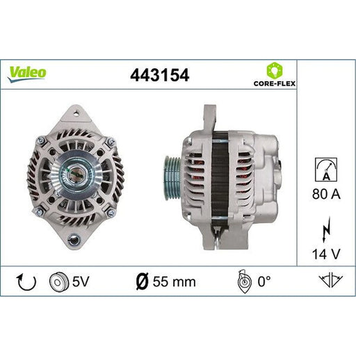 Valeo Car Alternator 12V 443154