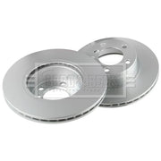 Borg & Beck 2 x Vented Front Brake Discs BBD5264