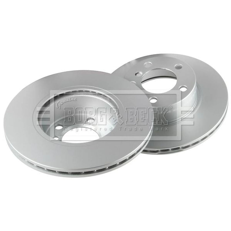 Borg & Beck 2 x Vented Front Brake Discs BBD5264