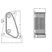 NRF Engine Oil Cooler 31823
