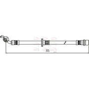 Apec Brake Hydraulic Hose Line Rear Right HOS4075