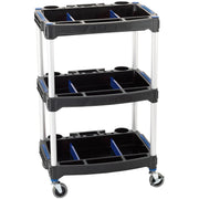 Draper Utility Cart 3 Tier with Lockable Wheels
