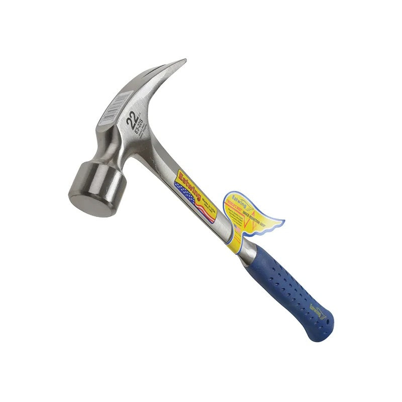 Estwing E3/22S Straight Claw Framing Hammer - Vinyl Grip 616g (22oz) - E3/22S