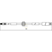 NAPA Brake Hydraulic Hose Line Rear NBH1228