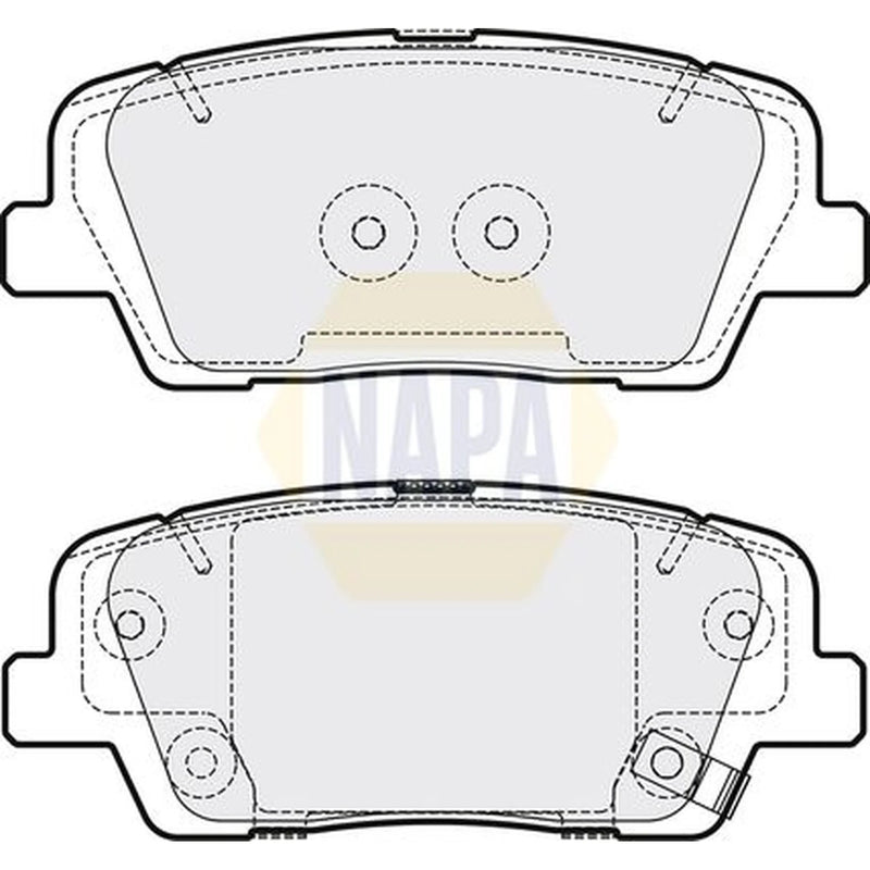 NAPA Rear Brake Pad Set NBP1784