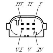 Bosch Headlight Levelling Motor Actuator 0 132 801 142