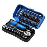Draper Expert Socket and Bit Set, 39 Piece, 1/4" Drive