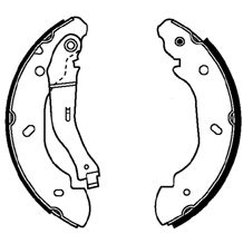 Abtex Brake Shoe Set Axle Kit ABS4017
