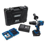 D20 Brushless Combi Drill Kit 20V with 26-Piece Screwdriver Set
