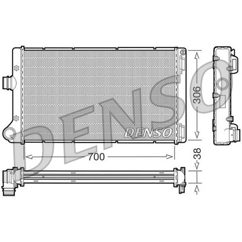 Denso Engine Radiator DRM09099