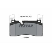 Textar Rear Brake Pad Set 2707401