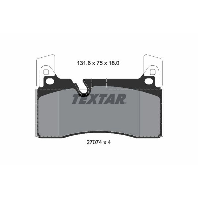 Textar Rear Brake Pad Set 2707401