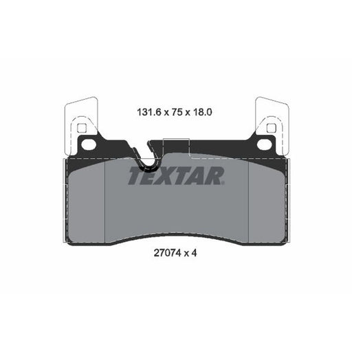Textar Rear Brake Pad Set 2707401