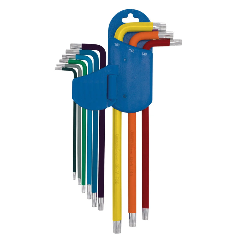 Draper Expert TX-STAR Metric Extra-long Arm Key Set (9 Piece)