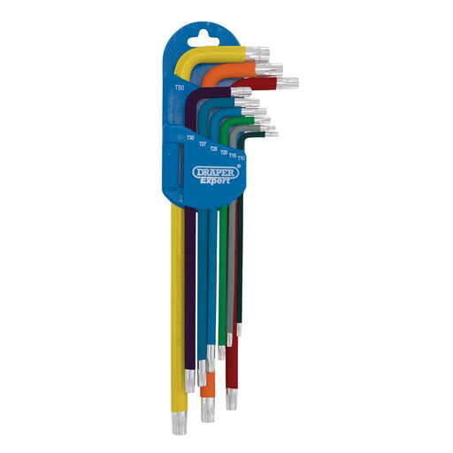 Draper Expert TX-STAR Metric Extra-long Arm Key Set (9 Piece)