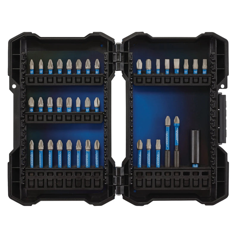 Draper Expert Impact Screwdriver Bit Set 38 Piece 1/4" Hex