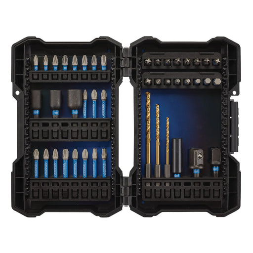 Draper Expert Impact Screwdriver Bit Set, 44 Piece, 1/4" Hex