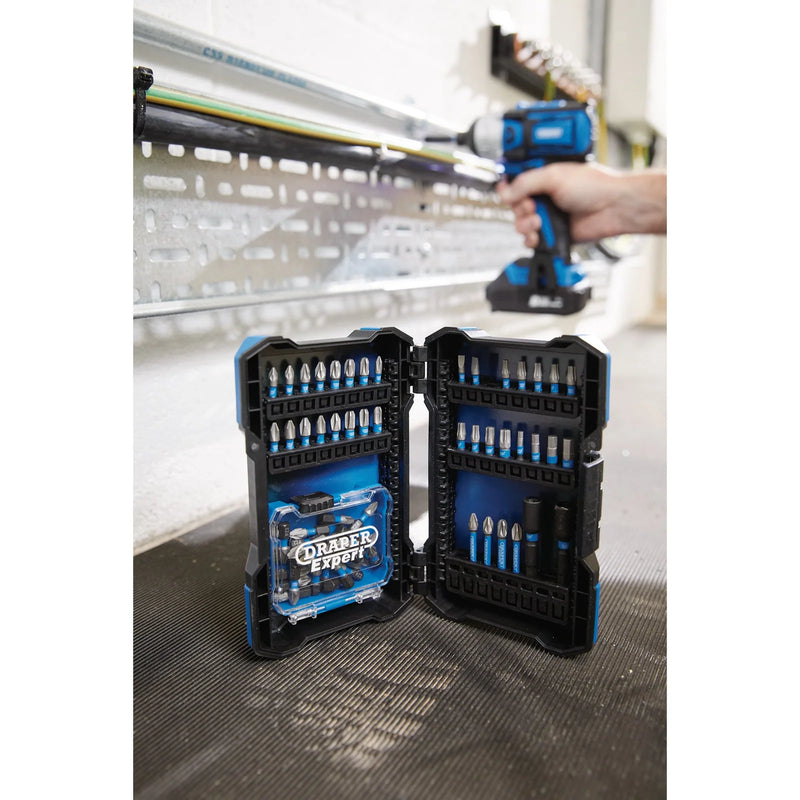 Draper Expert Impact Screwdriver Bit Set, 65 Piece