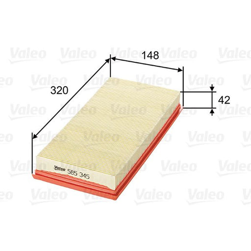 Valeo Engine Air Filter 585345