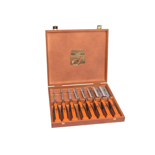 Bahco 424-P Bevel Edge Chisel Set, 8 Piece - 424P-S8-EUR