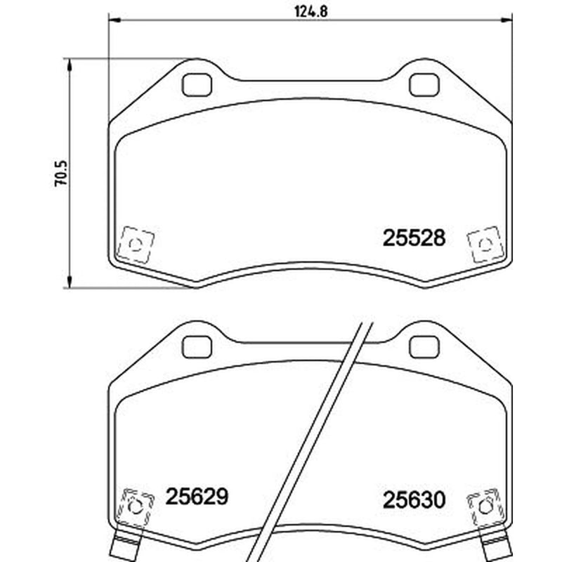 Mintex Front Brake Pad Set MDB3851