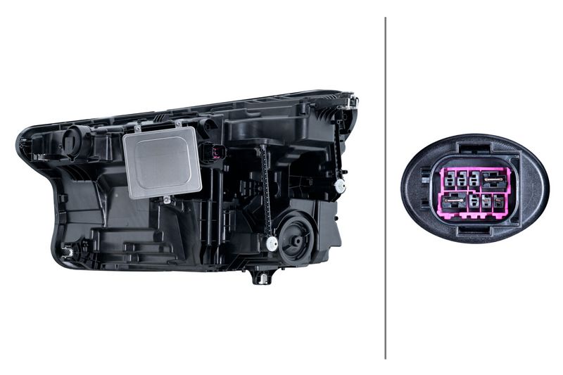 Hella Headlight Headlamp LED Right
