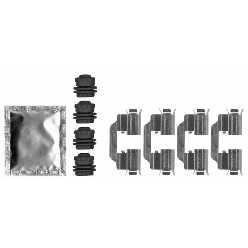 Textar Brake Pad Accessory Fitting Kit Rear 82548400