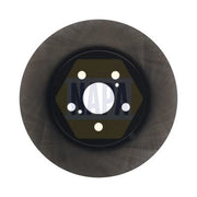 NAPA 2 x Solid Rear Brake Discs NBD5646