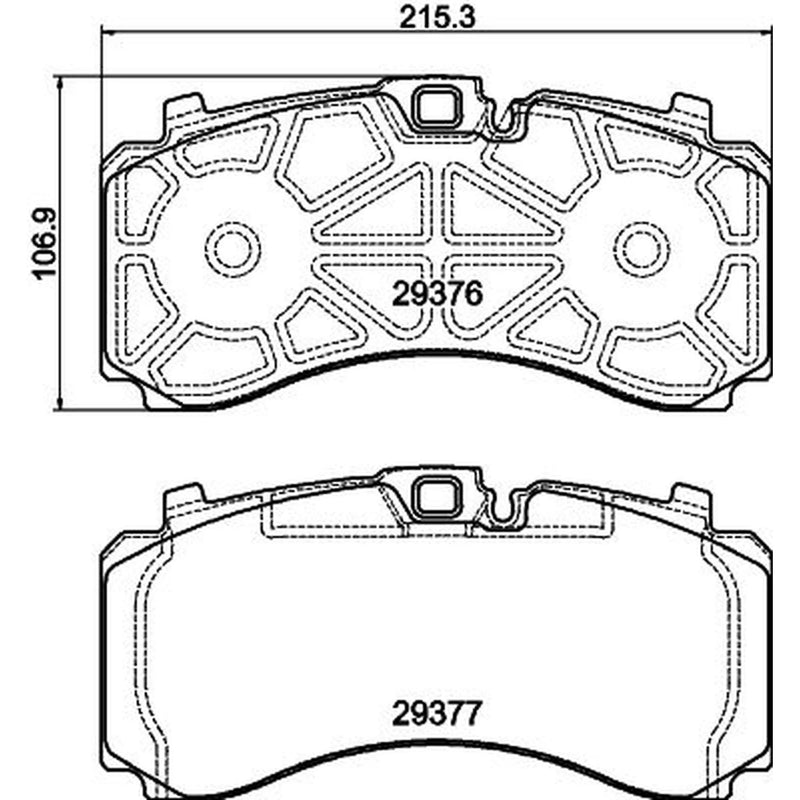 DON Brake Pad Set CVP132K