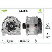 Valeo Car Alternator 12V 443306