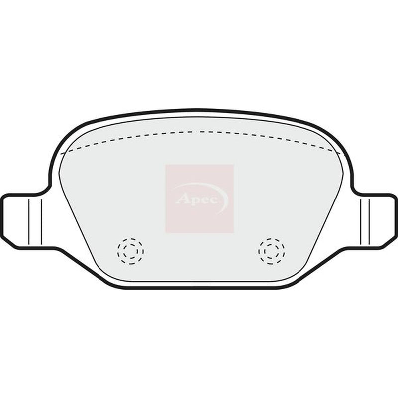 Apec Rear Brake Pad Set PAD1309