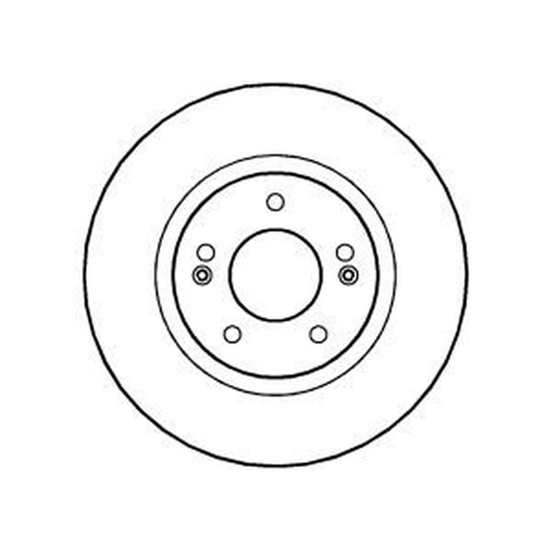 Abtex 2 x Vented Front Brake Discs BD1276V
