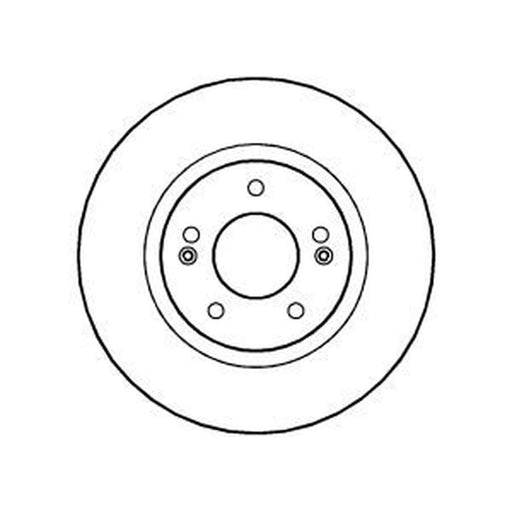 Abtex 2 x Vented Front Brake Discs BD1276V
