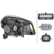 Hella Headlight Headlamp PY21W Left 1EF 238 042-111