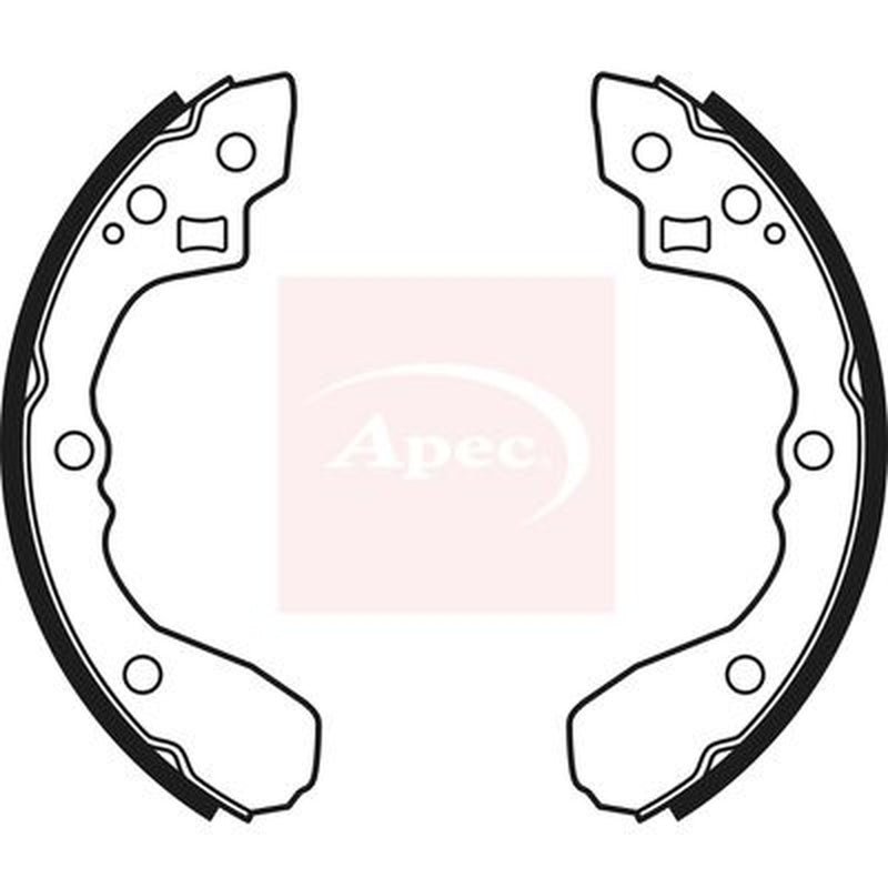 Apec Brake Shoe Set Axle Kit SHU668