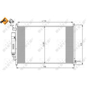 NRF Air Conditioning Condenser 35867