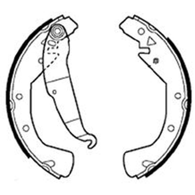 Abtex Brake Shoe Set Axle Kit ABS545