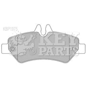 Key Parts 4 x Rear Brake Pad Set KBP1975