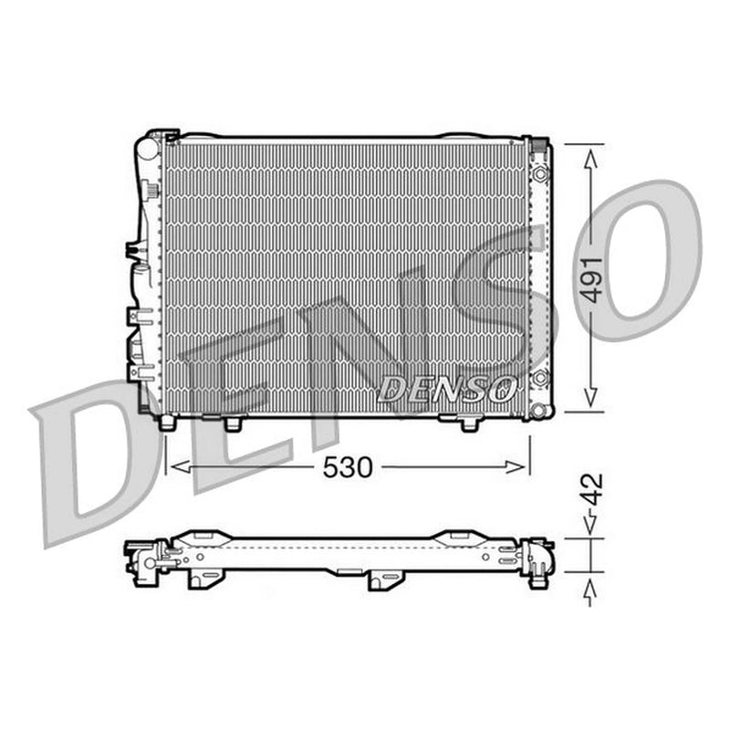 Denso Engine Radiator DRM17030