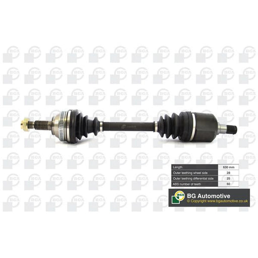 BGA CV Drive Shaft Driveshaft Front Left DS7513L