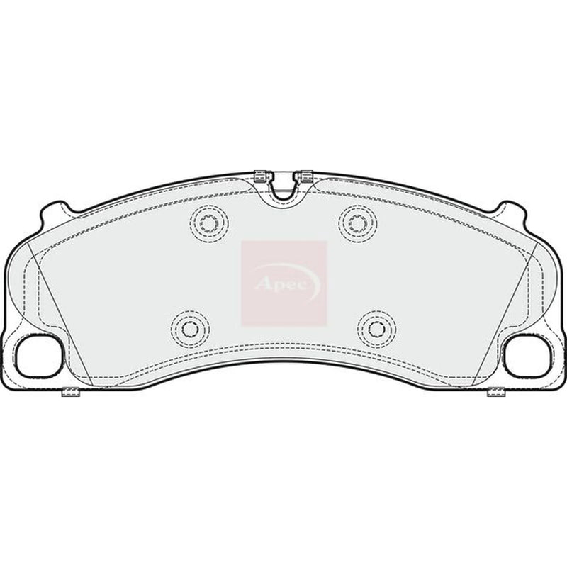 Apec Front Brake Pad Set PAD1904