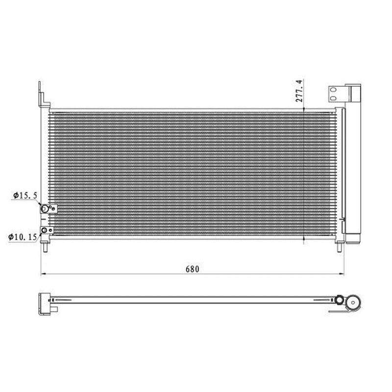 NRF Air Conditioning Condenser 350423