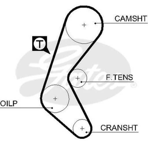 Gates Timing Belt Cambelt 134 Teeth 5525XS