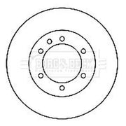 Borg & Beck 2 x Rear Brake Discs BBD4199